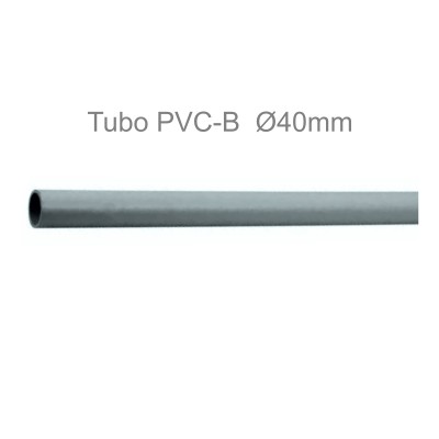 METRO TUBO PVC-B 40X3MM (€/M)