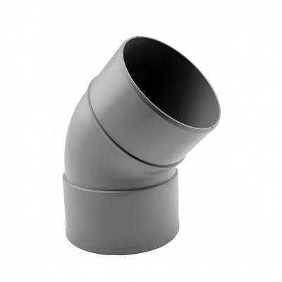 CODO PVC MACHO-HEMBRA 45º 90MM