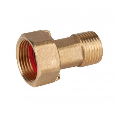 RACOR CONTADOR 2 PIEZAS H3/4" X M1/2" GENEBRE