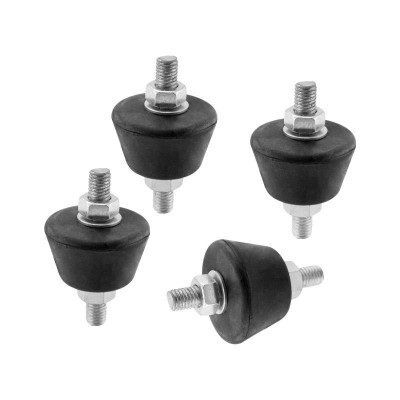 KIT 4 SILENTBLOCK AIRE ACONDICIONADO PARA SOPORTE M8MM Ø37X57MM