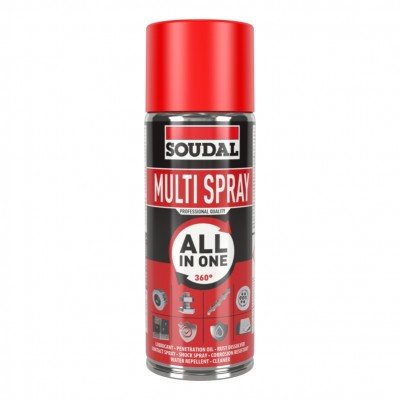 ACEITE LUBRICANTE MULTIUSOS ALL IN ONE MULTI SPRAY 200ML SOUDAL