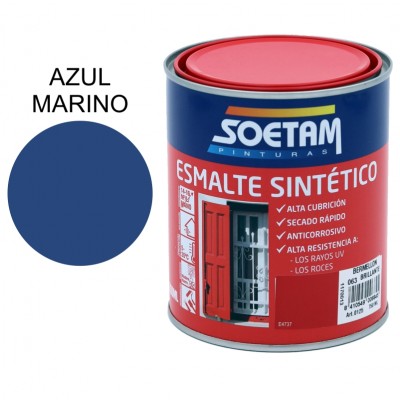 SOETAM ESMALTE SINTÉTICO AZUL MARINO BRILLANTE 750ML