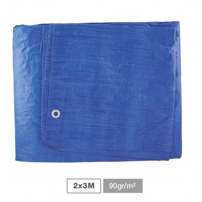 TOLDO IMPERMEABLE 2X3M 90G/M² AZUL