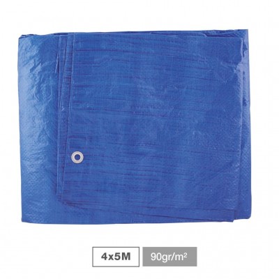TOLDO IMPERMEABLE 4X5M 90G/M² AZUL