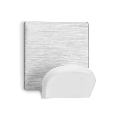 PERCHA ADHESIVA INOXIDABLE MEDIANO 2UDS INOFIX 2078-2