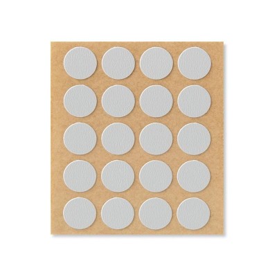 TAPÓN TAPA TORNILLOS ADHESIVO Ø13MM 20UDS GRIS