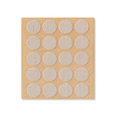 TAPÓN TAPA TORNILLOS ADHESIVO Ø13MM 20UDS LINO CLARO
