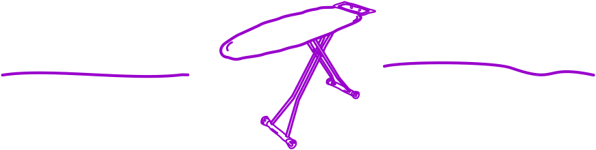 Tablas de planchar, fundas y complementos para planchar.