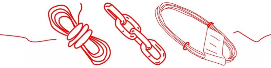 CUERDAS, CADENAS, ALAMBRES